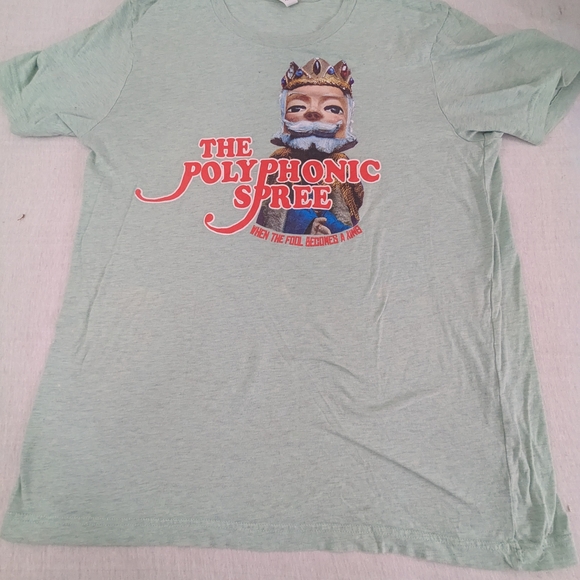 The Polyphonic Spree When The Fool Becomes A King Concert Tee Large - Picture 1 of 12